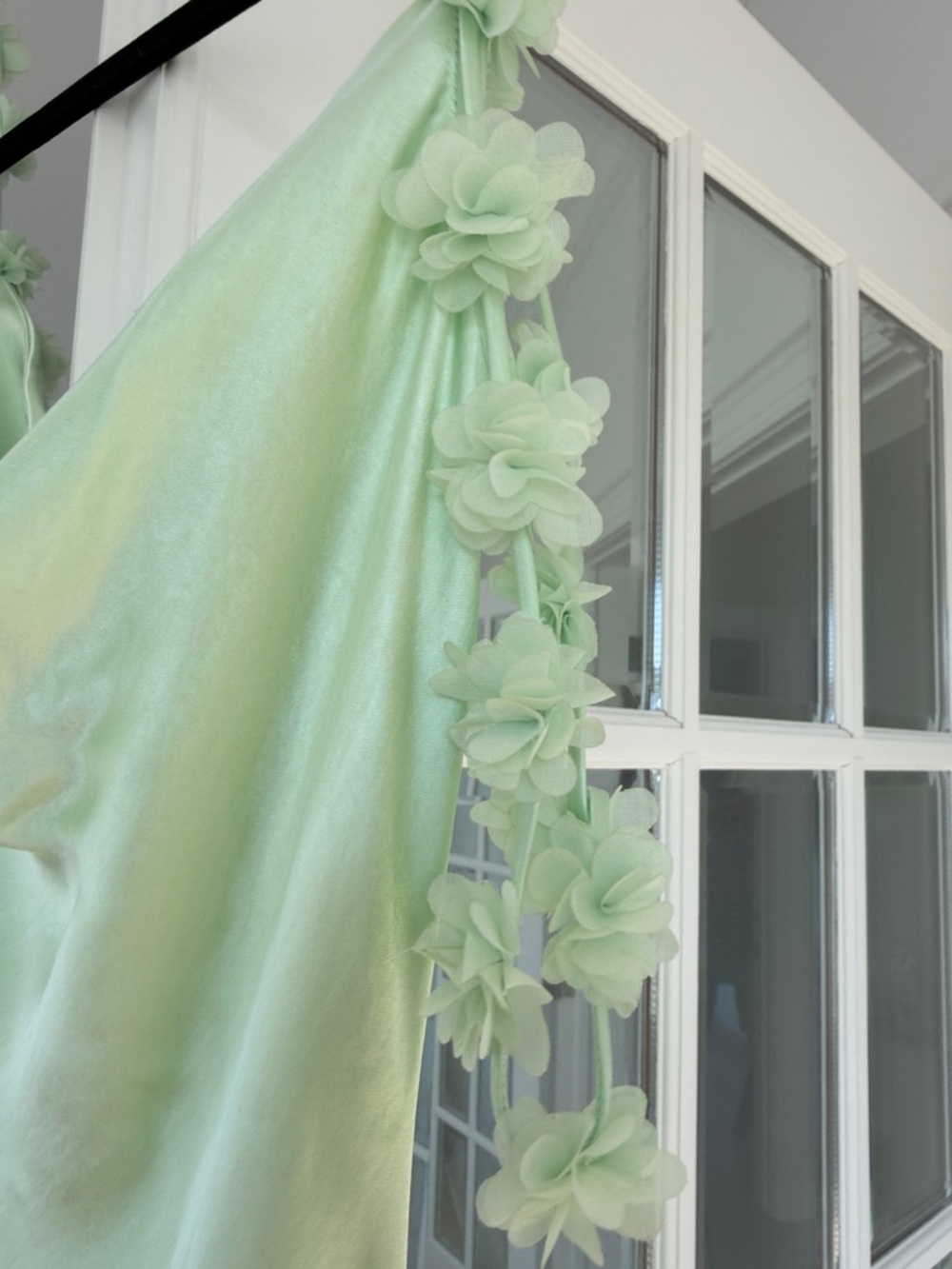 Self-Portrait Mint Green Cowl Neck Midi Dress - Picture 3 of 4